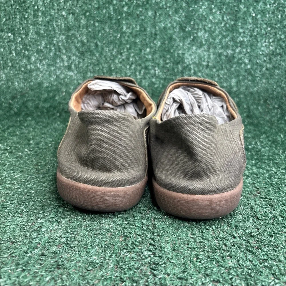 Clarks Un‎ Lisbon Lane Convertible Loafer Dark Olive Leather Men Sz 13 MSRP $130